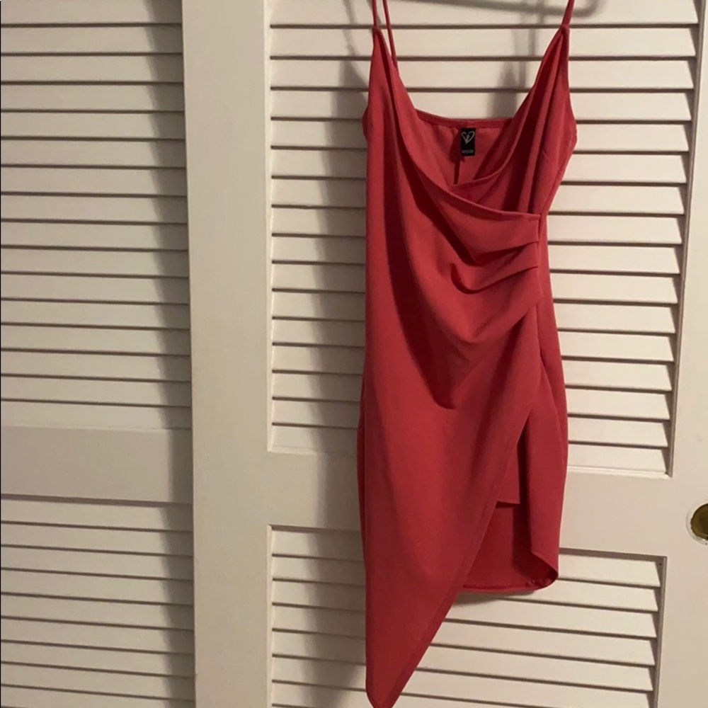 Hot pink dress